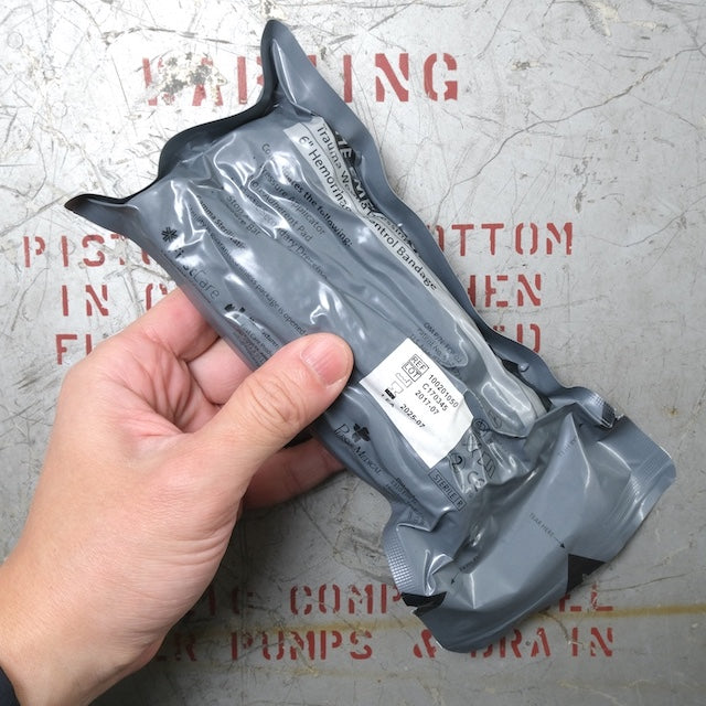 US（米軍放出品）Trauma Wound Dressing 6" Hemorrhage Control Bandage [止血用包帯]【レターパックプラス対応】