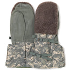 US (U.S. Military Surplus) Extreme Cold Weather (ECW) Mitten Set ACU/UCP