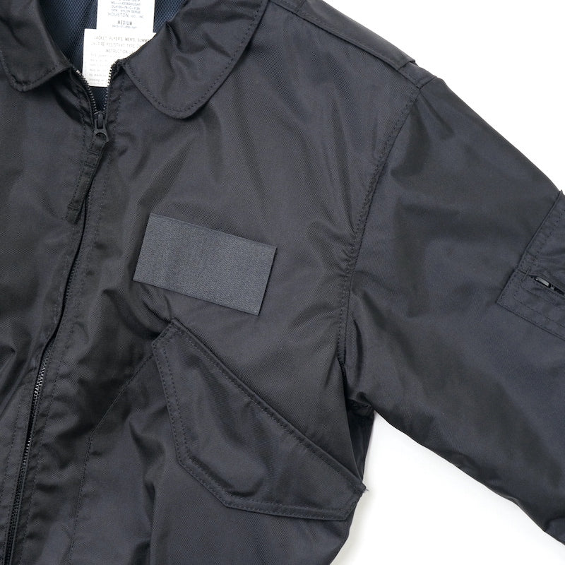 HOUSTON CWU-36P Black Summer Flight Jacket Black [Nomex Style]