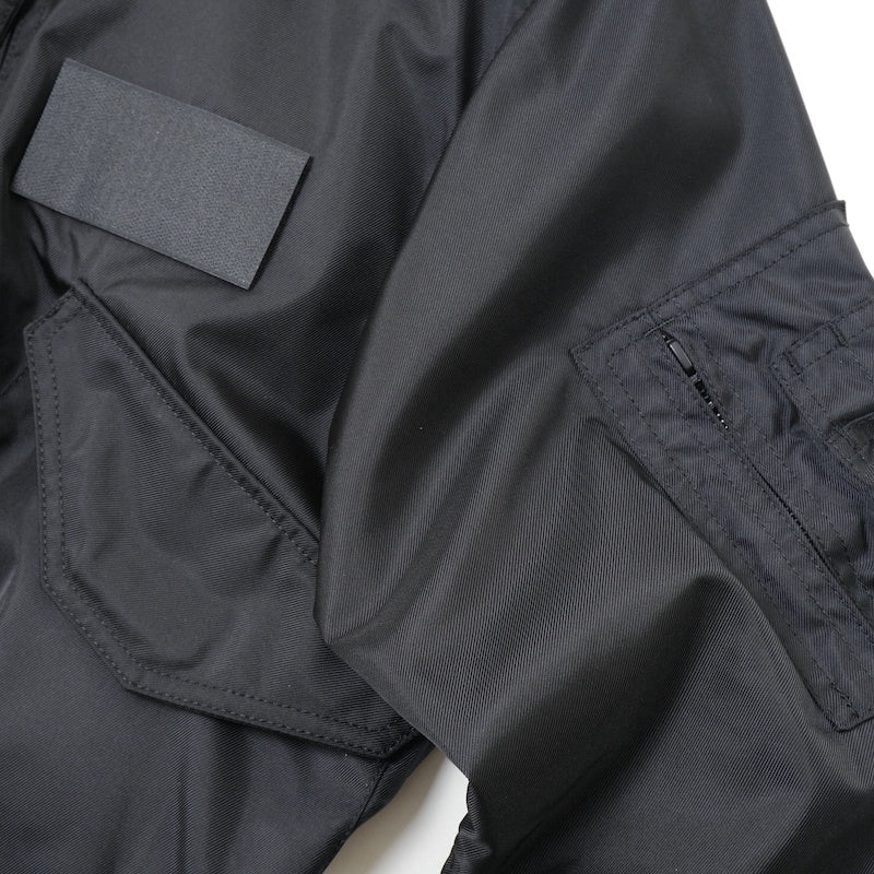 HOUSTON CWU-36P Black Summer Flight Jacket Black [Nomex Style]