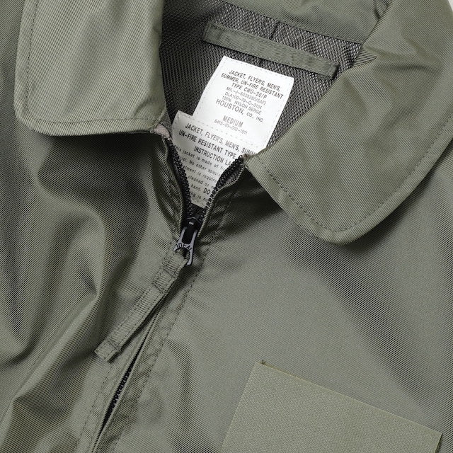 HOUSTON CWU-36P Sage Summer Flight Jacket Sage [Nomex Style]