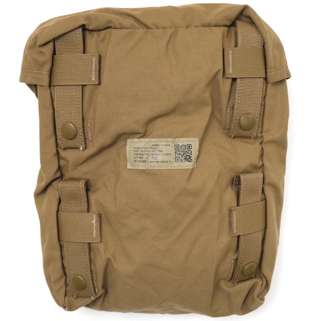 米軍 実物 サステインメントポーチ USMC ストラップ付き US（米軍放出品）FILBE USMC PACK Sustainment Pouch Coyote [サス