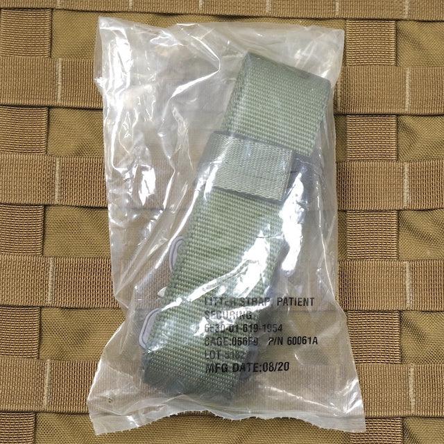 US (US military release product) Litter Strap [Litter Strap] [Nylon Web Belt] [Cobra Buckle 45mm] [Utility Strap] OD [Letter Pack Plus compatible]