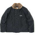HOUSTON(ヒューストン) N-1デッキジャケット ユーズドモデル [BLACK]