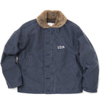 HOUSTON(ヒューストン) N-1デッキジャケット ユーズドモデル [NAVY]