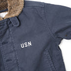 HOUSTON(ヒューストン) N-1デッキジャケット ユーズドモデル [NAVY]