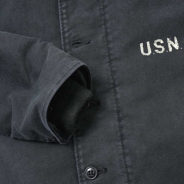 HOUSTON(ヒューストン) N-1デッキジャケット ユーズドモデル [BLACK]