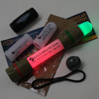 LAZER BRITE Single Mode Military Light Kit LED Light [Red/Green] [Letter Pack Plus compatible]