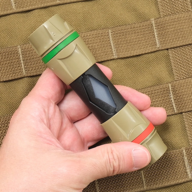 LAZER BRITE Single Mode Military Light Kit LED Light [Red/Green] [Letter Pack Plus compatible]