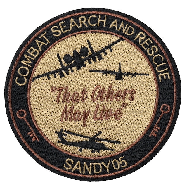 Military Patch（ミリタリーパッチ）COMBAT SEARCH AND RESCUE SANDY05 [OCP][フック付き]【レターパックプラス対応】【レターパックライト対応】