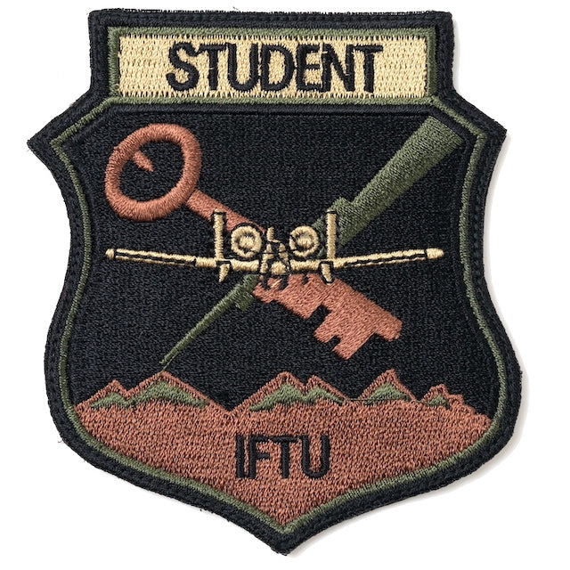 Military Patch（ミリタリーパッチ）STUDENT IFTU [OCP][フック付き]【レターパックプラス対応】【レターパックライト対応】