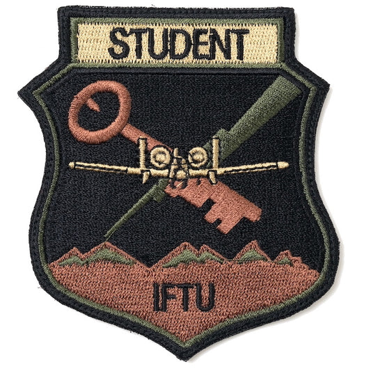 Military Patch STUDENT IFTU [OCP] [With hook] [Letter Pack Plus compatible] [Letter Pack Light compatible]