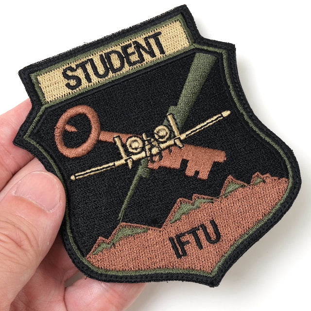 Military Patch（ミリタリーパッチ）STUDENT IFTU [OCP][フック付き]【レターパックプラス対応】【レターパックライト対応】