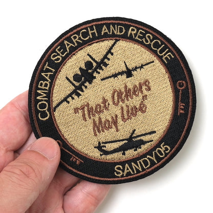 Military Patch（ミリタリーパッチ）COMBAT SEARCH AND RESCUE SANDY05 [OCP][フック付き]【レターパックプラス対応】【レターパックライト対応】