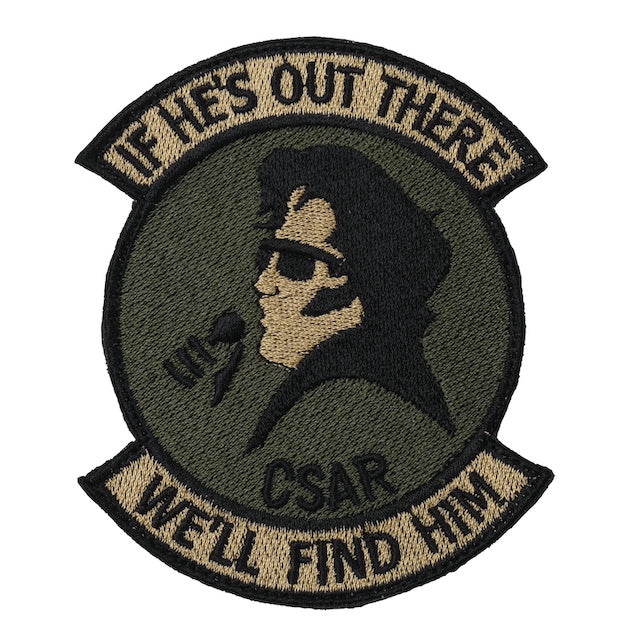 Military Patch（ミリタリーパッチ）CSAR "IF HE'S OUT THERE, WE'LL FIND HIM" [OCP][フック付き]【レターパックプラス対応】【レターパックライト対応】