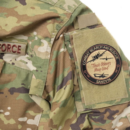 Military Patch（ミリタリーパッチ）COMBAT SEARCH AND RESCUE SANDY05 [OCP][フック付き]【レターパックプラス対応】【レターパックライト対応】