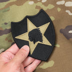 Military Patch 2nd Infantry Division 2 Set [OCP] [With hook] [Set of 2] [Letter Pack Plus compatible] [Letter Pack Light compatible]