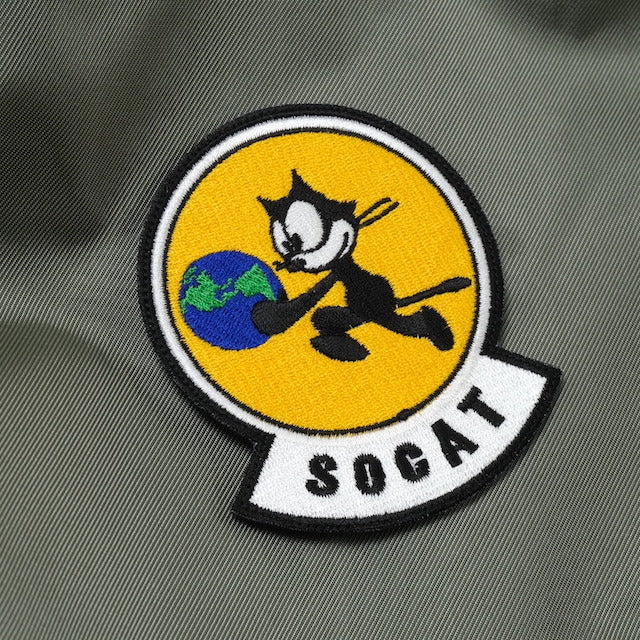 Military Patch SOCAT Felix [Full color] [With hook] [Compatible with Letter Pack Plus] [Compatible with Letter Pack Light]