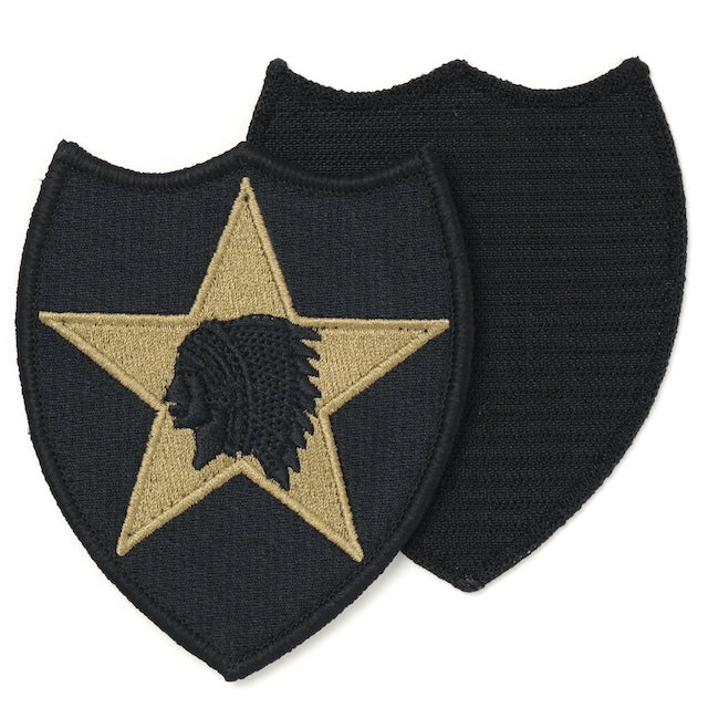 Military Patch 2nd Infantry Division 2 Set [OCP] [With hook] [Set of 2] [Letter Pack Plus compatible] [Letter Pack Light compatible]