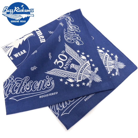 BUZZ RICKSON'S（バズリクソン）30th ANNIVERSARY BANDANA [BR02761]【レターパックプラス対応】【レターパックライト対応】