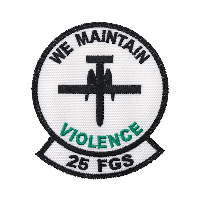 Military Patch（ミリタリーパッチ）25 FGS WE MAINTAIN [フック付き]【レターパックプラス対応】【レターパックライト対応】