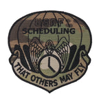 Military Patch USAF SCHEDULING [2 colors] [With hook] [Compatible with Letter Pack Plus] [Compatible with Letter Pack Light]