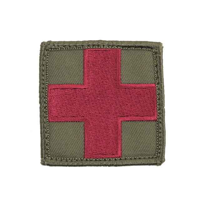 Military Patch Medical Cross Red Cross [Large/5cm x 5cm] with hook [Compatible with Letter Pack Plus] [Compatible with Letter Pack Light]