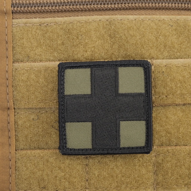 Military Patch Medical Cross Red Cross [Large/5cm x 5cm] with hook [Compatible with Letter Pack Plus] [Compatible with Letter Pack Light]