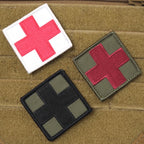 Military Patch Medical Cross Red Cross [Large/5cm x 5cm] with hook [Compatible with Letter Pack Plus] [Compatible with Letter Pack Light]