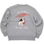 TAILOR TOYO（テーラー東洋） SUKA CREW SWEAT EMBROIDERED “ALASKA” [TT69300][113 H.GRAY]