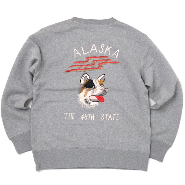 TAILOR TOYO（テーラー東洋） SUKA CREW SWEAT EMBROIDERED “ALASKA” [TT69300][113 H.GRAY]