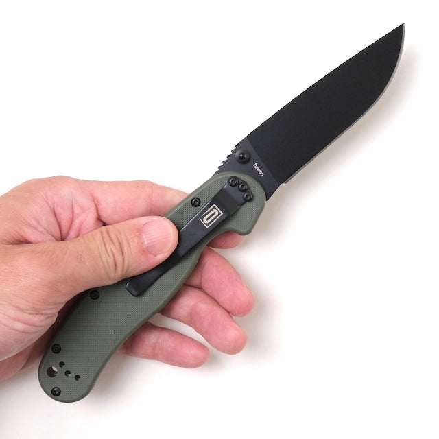 ONTARIO RAT1 Folder [OD Green Handle] [Rat 1 folding knife]