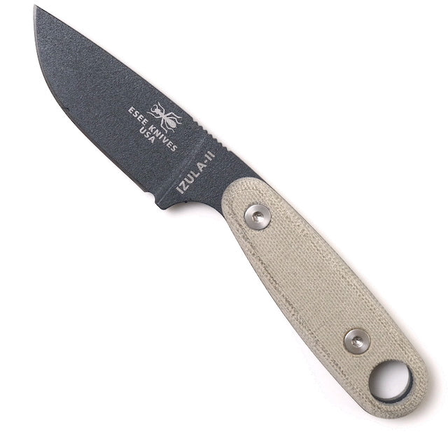 ESEE（エシー）IZULA-II-TG [Tactical Gray Blade Tan Handle Black Sheath][イズラ2 タクティカルグレーブレード タンハンドル ブラックシース]