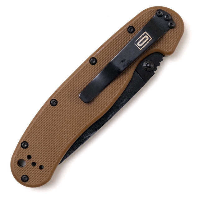 ONTARIO RAT1 Folder [Coyote Brown Handle]