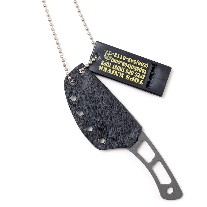 TOPS TOPS BACKUP Tungsten [Tungsten Cerakote] [Neck Knife]