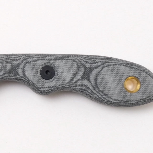 TOPS MINI SCANDI KNIFE BLM [Black Linen Micarta]