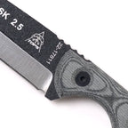TOPS MINI SCANDI KNIFE BLM [Black Linen Micarta]