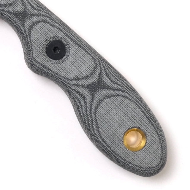 TOPS MINI SCANDI KNIFE BLM [Black Linen Micarta]