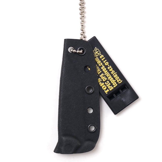 TOPS MINI SCANDI KNIFE Survival [Black Canvas Micarta]