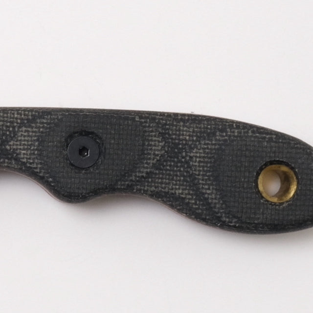 TOPS MINI SCANDI KNIFE Survival [Black Canvas Micarta]