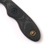 TOPS MINI SCANDI KNIFE Survival [Black Canvas Micarta]
