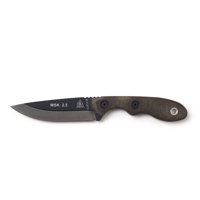 TOPS MINI SCANDI KNIFE Currin1776 [Green Canvas Micarta] [Mini Scandi Battle Box Currin1776 Limited Model Tan Canvas Micarta]