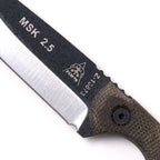 TOPS MINI SCANDI KNIFE Currin1776 [Green Canvas Micarta] [Mini Scandi Battle Box Currin1776 Limited Model Tan Canvas Micarta]