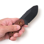 TOPS LIL ROUGHNECK [Lil Roughneck Black Traction Coating Tan Canvas Micarta]