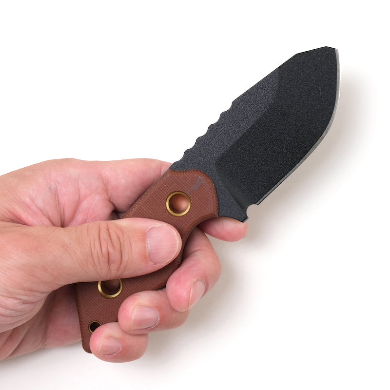 TOPS LIL ROUGHNECK [Lil Roughneck Black Traction Coating Tan Canvas Micarta]