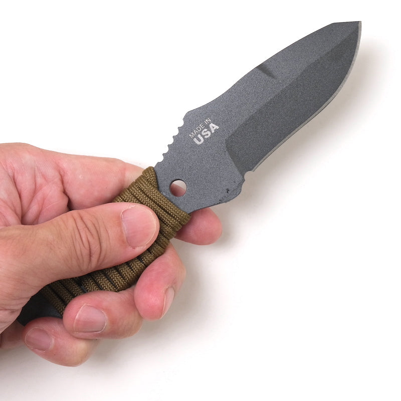 TOPS Desert Fox [Desert Fox Tactical Gray Finish Paracord Wrap]
