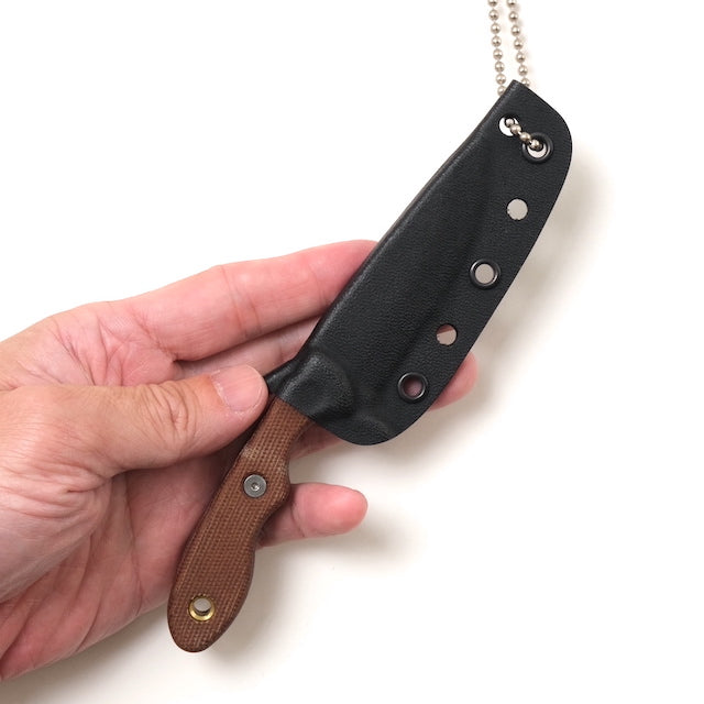 TOPS MINI SCANDI KNIFE [Tan Canvas Micarta]