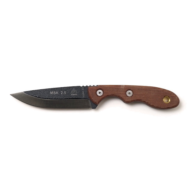 TOPS MINI SCANDI KNIFE [Tan Canvas Micarta]