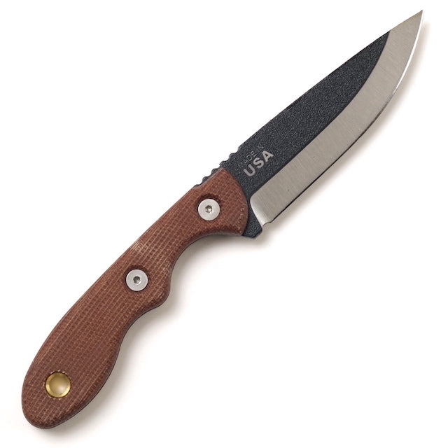 TOPS MINI SCANDI KNIFE [Tan Canvas Micarta]