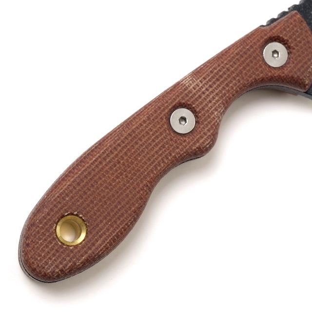 TOPS MINI SCANDI KNIFE [Tan Canvas Micarta]